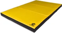 Turnmatte klappbar 150 x 100 x 8 cm GELB/SCHWARZ Weichbodenmatte