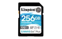 Kingston SDG3/256GB SD-Speicherkarte (256GB SDXC Canvas Canvas Go Plus 170R C10 UHS-I U3 V30 )