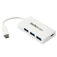 StarTech.com HB30C3A1CFBW Schnittstellen-Hub USB 3.2 Gen 1 (3.1 Gen 1) Type-C 5000 Mbit/s