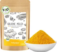 Goldene Milch Pulver 250 g I 100 % natürlich | ohne Zuckerzusatz I Kurkuma Latte I bioKontor