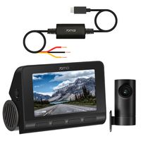 70mai Dashcam Auto Vorne Hinten 4K, A810 + Heckkamera RC12 + Hardwire Kit UP03, Autokamera Schwarz, 150° Sichtfeld, integriertes GPS, App Steuerung