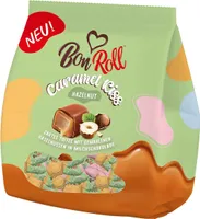Uniconf BonRoll Caramel-Toffees in Milchschokolade Haselnuss, 120 g