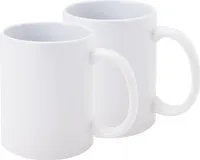 VBS Porzellan Kaffeebecher, 2er-Set