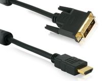 HDMI - DVI Kabel 5m / HDTV / mit Ferrit 5 m