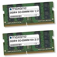 Maxano 64GB Kit 2x 32GB RAM für MSI VR ONE 6RD-16S2P (PC4-19200 SO-DIMM Arbeitsspeicher)