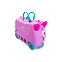 Trunki Trolley Kinderkoffer Mädchen Handgepäck Katze Lila/Pink