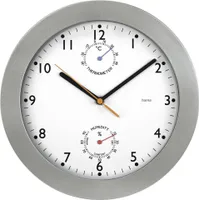 Hama Funkuhr PG-300 00186344 Thermo-/Hygrometer silber