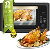 TurboTronic digitaler Heißluftofen - XXL 24 Liter 4in1 Mini Backofen & Power Heißluftfritteuse Airfryer Dörrgerät ab 50°C Tischbackofen mit Umluft Konvektionsofen