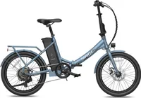 FAFREES F20 Lasting Elektrisches Bike - 250W Motor 36V18.2Ah Batterie 120KM Reichweite - Grau Blau