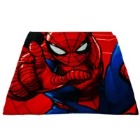 Spider-Man - Decke, Fleece TA11705 (Einheitsgröße) (Rot/Blau)