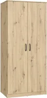 Kleiderschrank NIKO NIKS80 Schrank 82x185xx53 cm 2 Türiger Artisan EIche