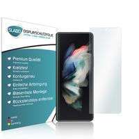 4x Slabo Displayschutzfolie für Samsung Galaxy Z Fold3 5G KLAR "Crystal Clear" (verkleinerte Folien) Displayfolie Schutzfolie Folie