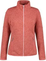 Icepeak Strickfleecejacke für Damen Anahola ohne Kapuze, Farbe:Rot, Größe:M