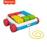 Fisher-Price Bausteinwagen, Baby-Spielzeug, Steckspiel, Bausteine, Sortierspiel