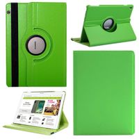 Schutzhülle Kunstleder 360 Grad Tasche für verschiedene Apple iPad, Farbe:Grün, Apple:iPad Air 2 2014
