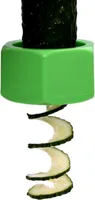 Gurkenreibe Spiralschneider manueller Gemüseschneider Gurkenschneider Zucchini Farbe - Grün