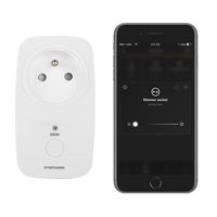 Smartwares Dimmer-Funksteckdose FRANZÖSISCH Smart Home Pro Weiß Amazon Alexa & App