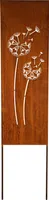 Schild Spruchtafel Gartenschild Edelrost rostige Gartendeko 115cm Edelrost Gartenstecker Rost Pusteblume