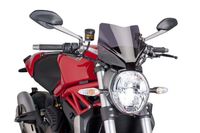 Szyba przednia PUIG 7013F Sport nowej generacji pasuje do DUCATI MONSTER 1200 Mocno przyciemniana