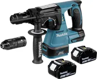 Makita DHR243RTJ - młotowiertarka - akumulatorowa - 3 tryby - SDS-plus - 2 dżule