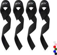 1 Paar Zughilfen,zughilfen Bodybuilding,zughilfen krafttraining Frauen&Männer,Lifting Straps für Krafttraining,Bodybuilding Fitness(Schwarz)