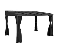 Sojag Aluminium Terrassenüberdachung St. Barth 1012 Anthrazit 296x364x240 cm