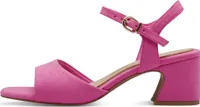 MARCO TOZZI Damen Sandale elegante Optik Schnalle 2-28335-42, Größe:39 EU, Farbe:Pink