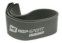 Hop-Sport Fitnessband aus Latex 55-137kg HS-L101RR   Widerstandsband Gymnastikband für Kraft & Fitnesstraining und Muskelaufbau  - Grau