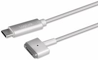 LogiLink USB-C zu Apple MagSafe 2 Ladekabel - silber - 1,8 m - USB C - Silber
