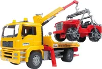 Bruder 2750 MAN TGA odťahová služba + Jeep