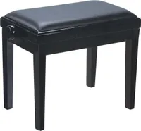 WTF TBS 020 Drewniany stołek do fortepianu Black