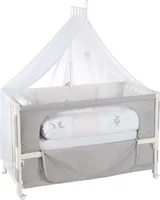 roba Roombed 'Fox & Bunny' Babybett 60x120 cm, Beistellbett zum Elternbett mit kompletter Ausstattung