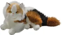 Carl Dick Katze Calico liegend ca. 30cm 3203 Kuscheltier, Plüschtier, Stofftier