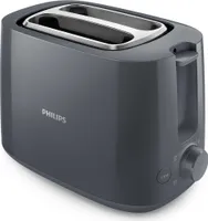 Philips Toaster, 2 Toastkammern, schwarz (HD2581/10)