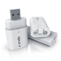 Aplic Ladegerät für XBox One Controller und Xbox Series Gamepad – 2 x Akkus 600 mAh für Gamepads - Ladeadapter - für / kompatibel mit XBox One S X XS-X XS-S