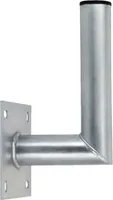 PremiumX 10-15cm Wandhalter Stahl verzinkt Ø 48mm Winkel Wand-Halterung für Satelliten-Schüssel SAT-Antenne