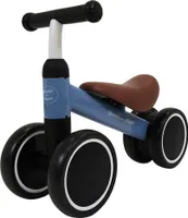 Bandits & Angels Laufrad Little Starter Petrol Blue ab 1 Jahr für Jungen und Mädchen – Metall – blaues Loop-Fahrrad – kompakt und sicher für drinnen und draußen