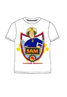 Feuerwehrmann Sam Jungen Kinder T-Shirt Weiß, Größe Kids:122