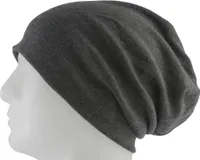 Oblique Unique Long Beanie XXL Mütze Slouch Damen Herren Kinder Mütze - graphite grey