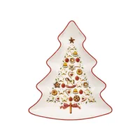 Villeroy & Boch 1486123760, Viacfarebný, Obrázok, Porcelán, Vianočný stromček, 265 mm, 560 g