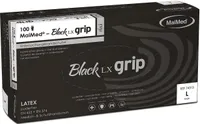 MaiMed Untersuchungshandschuhe Black LX grip puderfrei L