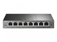 TP-Link TL-SG108E zarządzalny router L2 Gigabit Ethernet (10/100/1000) czarny