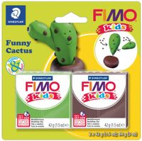 FIMO kids Modellier-Set "Funny Cactus" ofenhärtend