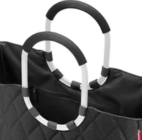 reisenthel loopshopper L, Einkaufstasche, Shopper, Tragetasche, Tasche, Rhombus Black, 25 L, OR7059