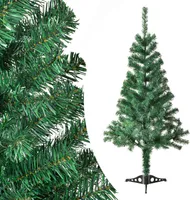 Juskys Umělý vánoční stromek - 120 cm, se stojanem, zelený