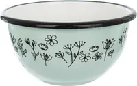 Orion Schale | Schüssel aus Stahl emailliert grün LOUKA 12 cm 0,5l