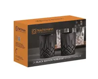 Nachtmann Noblesse Whiskybecher Black Edition 2er Set