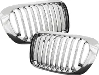 Kühlergrill / Sportgrill Chrom für BMW 3 E46 99-04 COUPE CABRIO