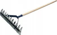 KADAX Handvertikutierer "Tullus", zweiseitigen Bodenbelüfter aus Stahl, mit 37 cm Arbeitsbreite
