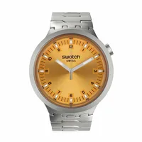 Uni Watch Swatch SB07S103G Yellow Silver